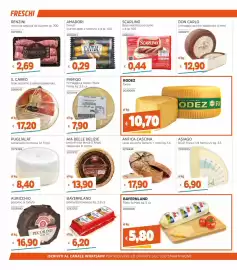 Volantino Stop&Shop Pagina 4: Amadori Evviva! wurstel pollo e tacchino €0,29, Emmental bavarese Bayerland €6,20