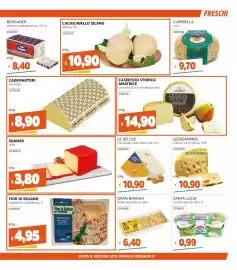 Volantino Stop&Shop Pagina 5: Edamer €3,80, Cademartori provolone €8,90