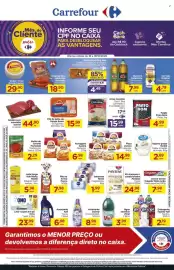 Folheto Carrefour Página 1: Bovina - alcatra com maminha €44,90, Ypê - amaciante €6,98