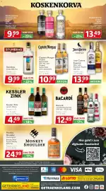 Getränkeland Prospekt Seite 6: Bacardí €12,49, Stumbras Vodka €9,99