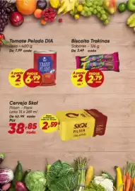 Tabloide Dia Página 4: Tomate pelado dia €6,99, Biscoito Trakinas €2,79