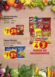 Tabloide Dia Página 5: Massa renata €3,19, Achocolatado toddynho €2,59