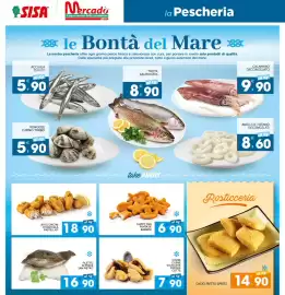Volantino IperSisa Pagina 10: Happy Fish Fantasie Bambini €6,90, Bocconcini di baccalà pastellati €18,90
