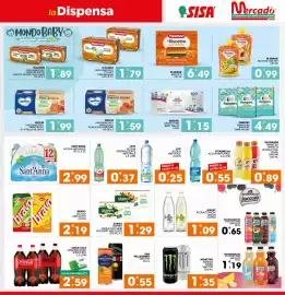 Volantino IperSisa Pagina 19: Pampers pannolini baby dry €4,49, Kinley acqua tonica lemon €1,09