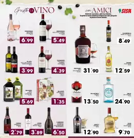 Volantino IperSisa Pagina 21: Bellavite vino rosso/bianco pet €5,69, Bella Vite vino Rosso €1,35