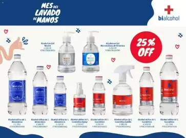 Folleto Disco Página 2: EI ово bialcohol ALCOHOL ETILICO PORTA MES DEL LAVADO DEMANOS Alcohol en Gel Neutro x 250 ml