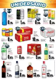 Folleto Unide Market Página 7: Ballantine's whisky €13,95, Vodka Eristoff €8,95