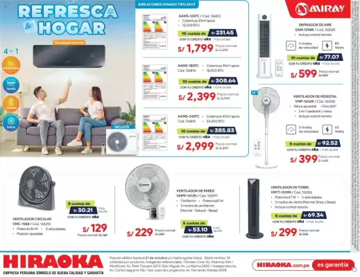 Catálogo Hiraoka (válido hasta 21-10)