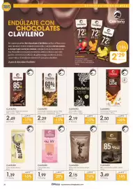 Folleto Supermercados Plaza Página 20: Clavileño chocolate ruby €1,99, Clavileño gotas de chocolate negro €2,15