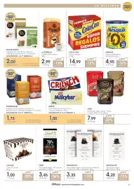 Folleto Supermercados Plaza Página 21: Pangracio chocolate negro con flor de sal, almendra y naranja o café y avellanas €3,35
