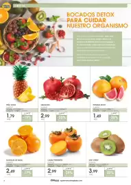 Folleto Supermercados Plaza Página 4: Caqui persimón €2,99, Naranja de mesa €2,49