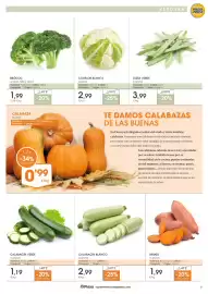 Folleto Supermercados Plaza Página 5: Calabacín blanco €2,99, Calabacín Verde €1,19