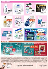 Folleto Plenus Supermercados Página 8: Lactovit leite corporal nutre/hidrata €3,49, Palmolive natural balance €2,39
