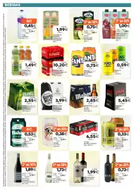 Folleto Plenus Supermercados Página 5: Fanta refresco laranxa/limón €0,75, Super Bock negra €3,99