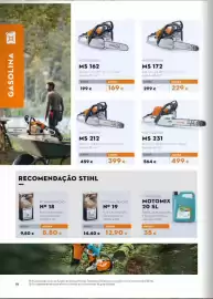 Catálogo Stihl Página 10: Motoserra ms 212 €399,00, Stihl motosserra ms 162 €169,00