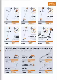 Catálogo Stihl Página 13: Roçadora fs 261 c-e €739,00, Motor combi km 94 rc-e €574,00