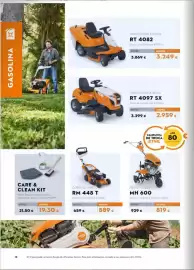 Catálogo Stihl Página 14: Trator corta-relva rt 4082 €3,25, Trator corta-relva rt 4097 sx €2.959,00