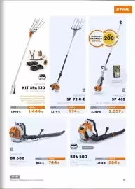 Catálogo Stihl Página 17: Soprador bra 500 €884,00, Soprador br 600 €744,00