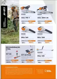 Catálogo Stihl Página 3: Stihl motosserra de poda msa 190 t €349,00, Soprador bga 250 €364,00