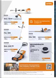 Catálogo Stihl Página 5: Podadora hsa 100 €324,00, Stihl corta-relvas rma 448 pv €744,00