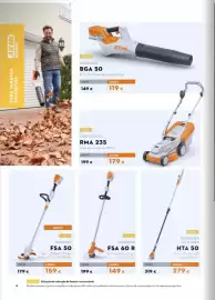 Catálogo Stihl Página 6: Aparador fsa 60 r €149,00, Podadora de altura hta 50 €279,00