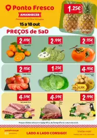Folheto Ponto Fresco Página 1: Tomate Salada €2,95, Entremeada Porco €4,59