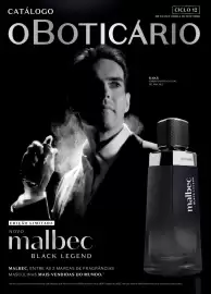 Folheto O Boticário Página 1: malbec CATÁLOGO CICLO 12 DE 14 OUT 2026 A 10 NOV 2026 OBOTICÁRIO EDIÇÃO LIMITADA malbec BLACK