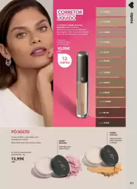 Folheto O Boticário Página 133: Pó solto instamatte €13,99, Corretivo líquido longa duração €10,99