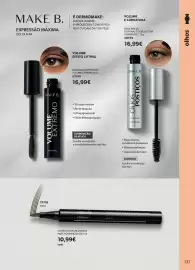 Folheto O Boticário Página 155: Cílios postiços make b. €16,99, Caneta microblading para sobrancelhas €10,99