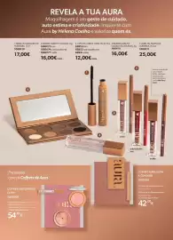 Folheto O Boticário Página 171: Coffret unstoppable glow aura by helena coelho €54,00, Coffret aura glow & conquer €42,00