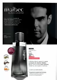 Folheto O Boticário Página 2: malbec BLACK LEGEND Com o exclusivo Acorde de Vinho Neroamaro (proveniente de uvas escuras da