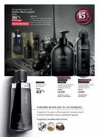 Folheto O Boticário Página 3: Presenteia com o kit Malbec Black Legend 68,17€ 56,99€ POUPA 11,18€ 16% DE DESCONTO 1003748