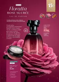 Folheto O Boticário Página 5: NOVO Floratta ROSE SUCRÉE EAU DE PARFUM Um floral intenso com a doçura envolvente de uma rosa