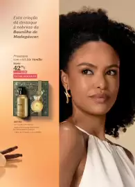 Folheto O Boticário Página 7: Esta criação dá destaque à nobreza da Baunilha de Madagascar. Presenteia com o kit Liz Vanilla