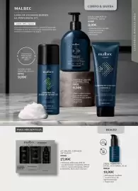 Folheto O Boticário Página 79: Creme hidratante facial anti-idade mallbec €19,99, Malbec cuidados antiqueda €27,99