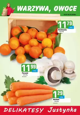Delikatesy Justynka gazetka (ważność do 18-10)