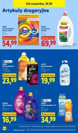 Lidl gazetka Strona 110: Płyn do prania Formil €16,99, Vizir Proszek do prania kolorów €54,99