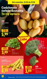 Lidl gazetka Strona 46: Polska fasola szparagowa żółta, luzem €8,99, Rukola €3,49