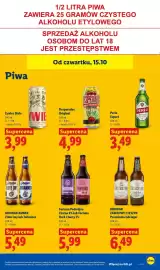 Lidl gazetka Strona 97: Perła Export €3,49, Browar Amber Złote Lwy lub Johannes €5,49