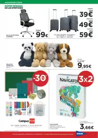 Catálogo Hipercor semana 42 Página 6: Coimbra silla de estudio €99,00, Navigator paquete de papel €3,66