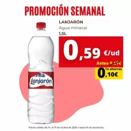 Folleto Tu Trébol Hipermercados Página 2: Lanjarón - agua mineral €0,59