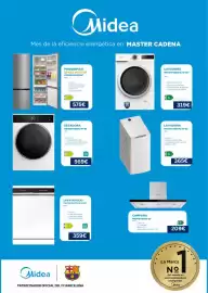 Catálogo Master Cadena Página 6: Midea campana mh90b4300b-es €209,00, Secadora MD205H80BW/W-ES €569,00