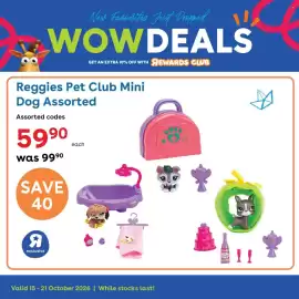 ToysRUs catalogue week 42 Page 5: Reggies Pet Club Mini Dog Assorted €59,90