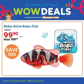 ToysRUs catalogue week 42 Page 7: Robo Alive Robo Fish €99,90
