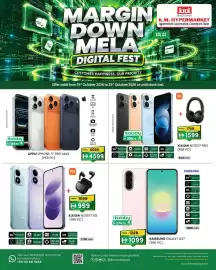 KM Trading catalogue Page 1: Apple iphone 17 pro max €4.599,00, Xiaomi note17 5g €999,00