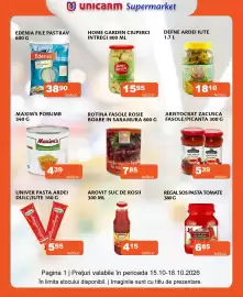 Catalog Unicarm Pagină 1: Aristocrat zacusca cu fasole €5,39, Rotina fasole rosie boabe in saramura €7,85