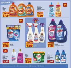 Volantino Supermercati Briò Pagina 2: Bio Presto Detersivo Liquido Lavatrice Classico/Color €3,39