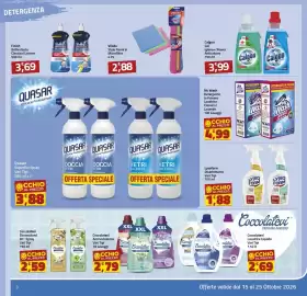 Volantino Supermercati Briò Pagina 3: Coccolatevi Bloomalcool 60° Spray €2,59, Calgon Gel Igiene+ Power Anticalcare €3,99
