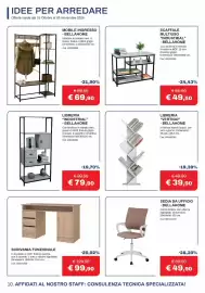 Volantino Eurobrico Pagina 10: Scrivania funzionale €99,90, Libreria "Industrial" - BellaHome €79,90