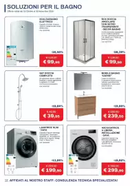 Volantino Eurobrico Pagina 12: Set doccia completo €39,95, Lavatrice slim - Daya €199,90